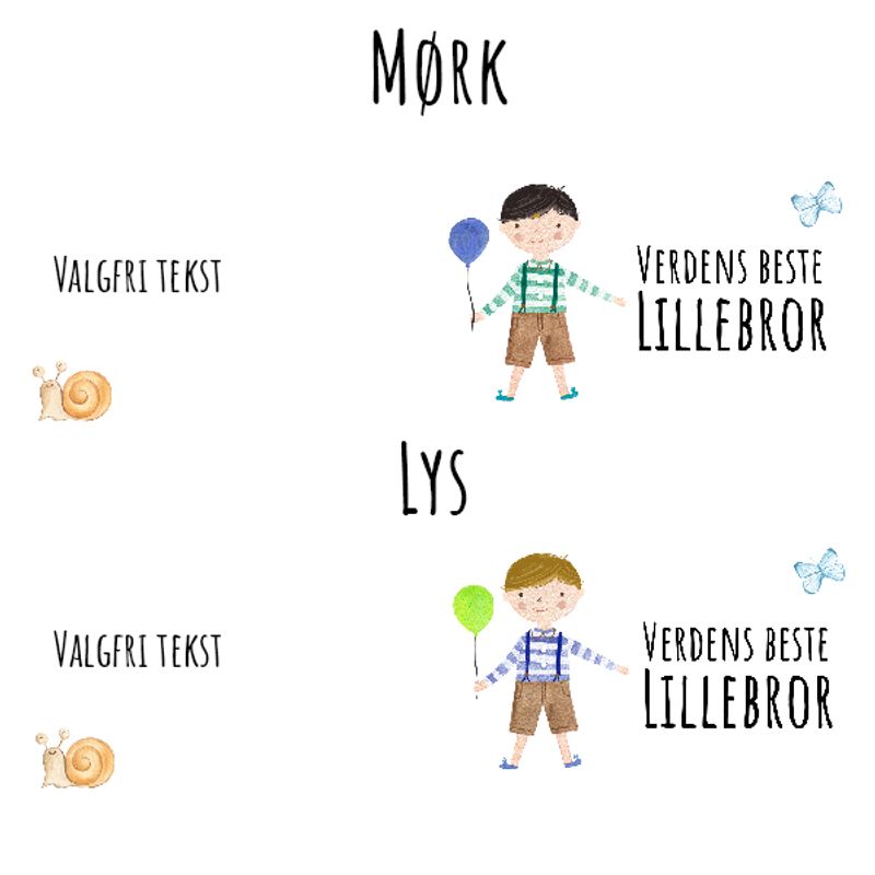 Emaljekopp Lillebror