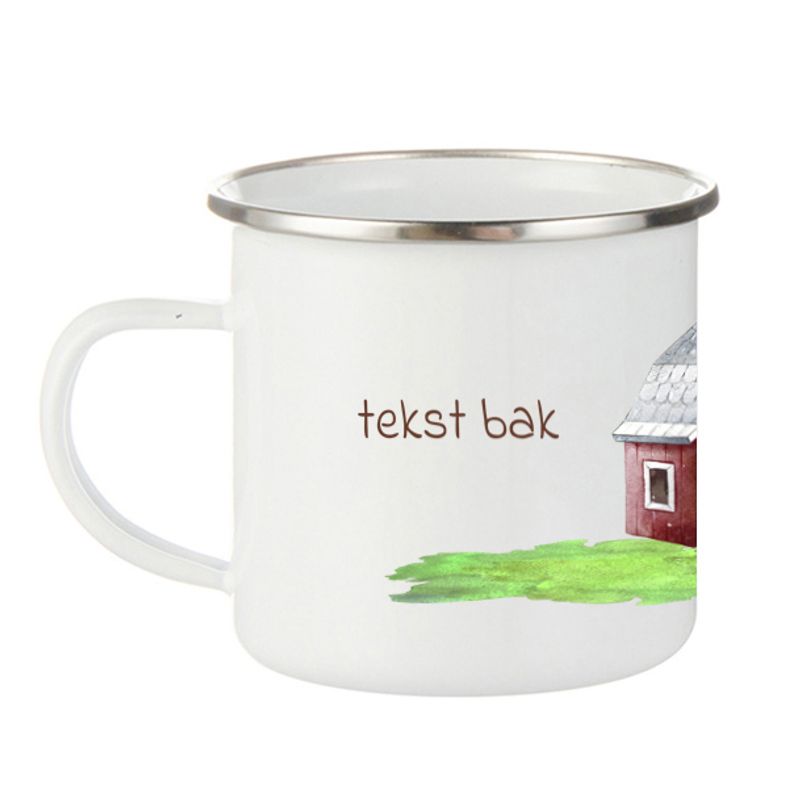 Emaljekopp Mørk Hund