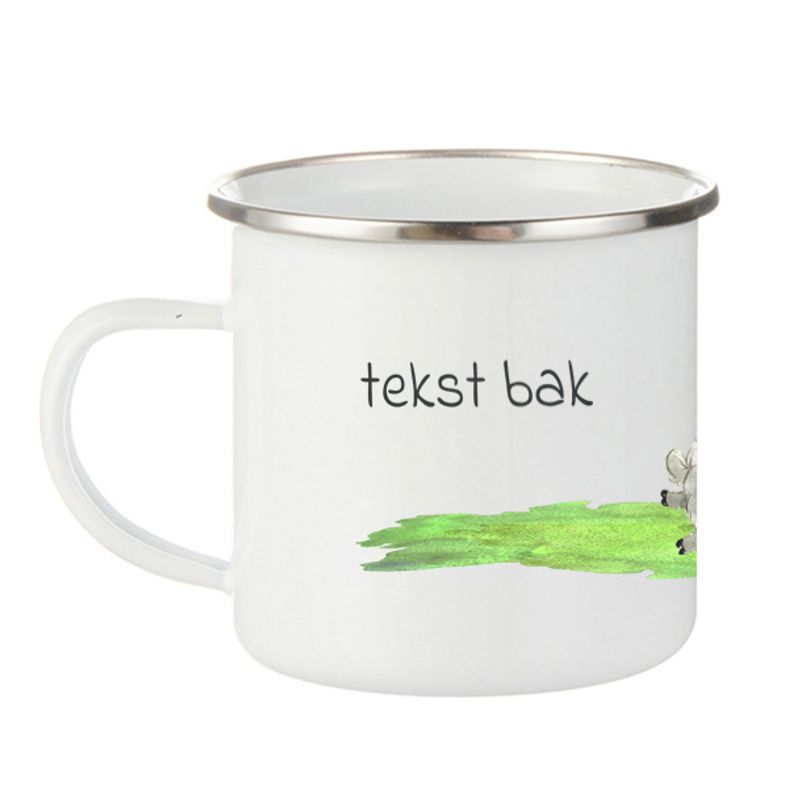 Emaljekopp lys Sau