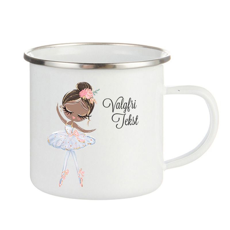 Emaljekopp Ballerina Mørk