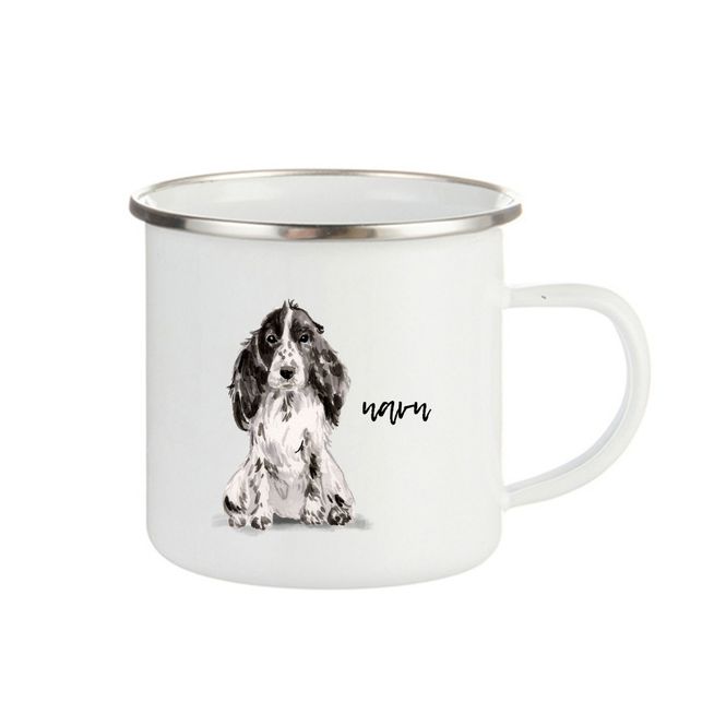 Hovedbilde kopp Cocker  Spaniel svart ...