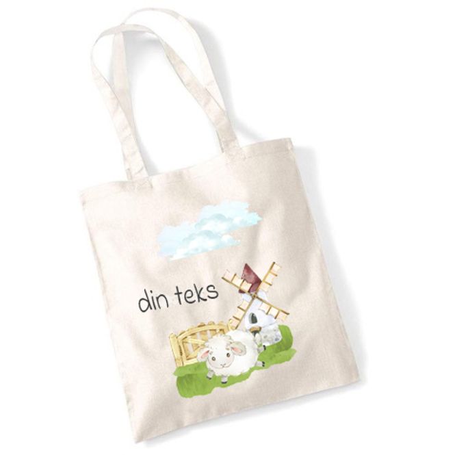 Hovedbilde Totebag Lys Sau