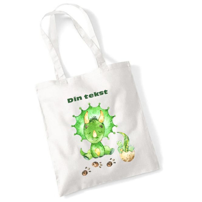 Hovedbilde Totebag Dino Styracosaurus ...