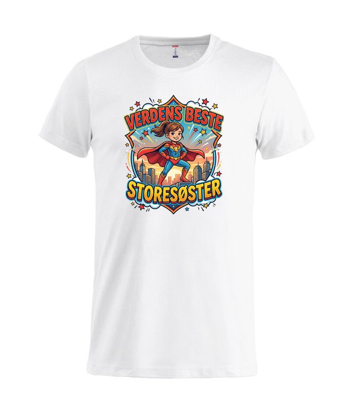 Basic T Junior - Verdens beste storesøster - Super